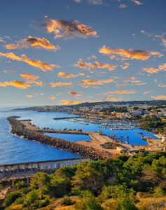 Litorale del capo di Leuca particolare del porto
