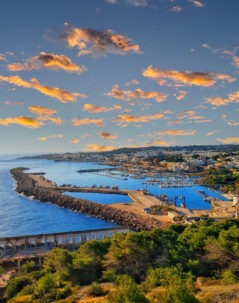 Litorale del capo di Leuca particolare del porto