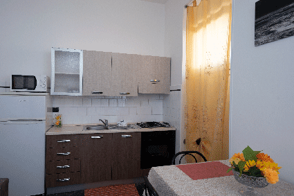 Il Faro Bilocale a leuca soggiorno